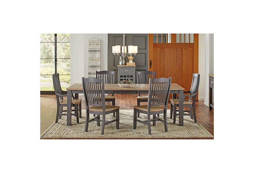 Port Townsend 7 Pc Table Set by AAmerica at Esprit Decor Home Furnishings